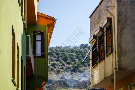 来自埃斯基舍希尔Odunpazari的土耳其传统房屋的窗户图片