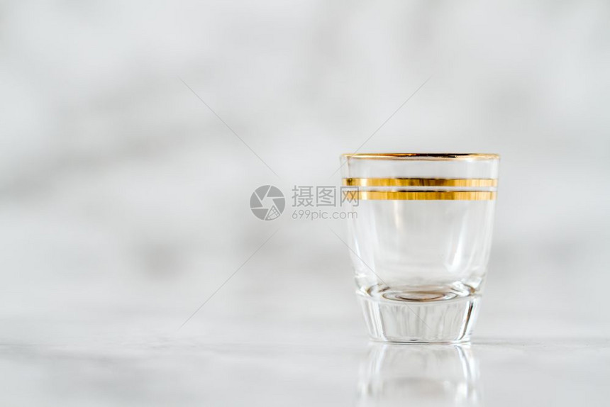 复古金线镀金大理石酒杯图片