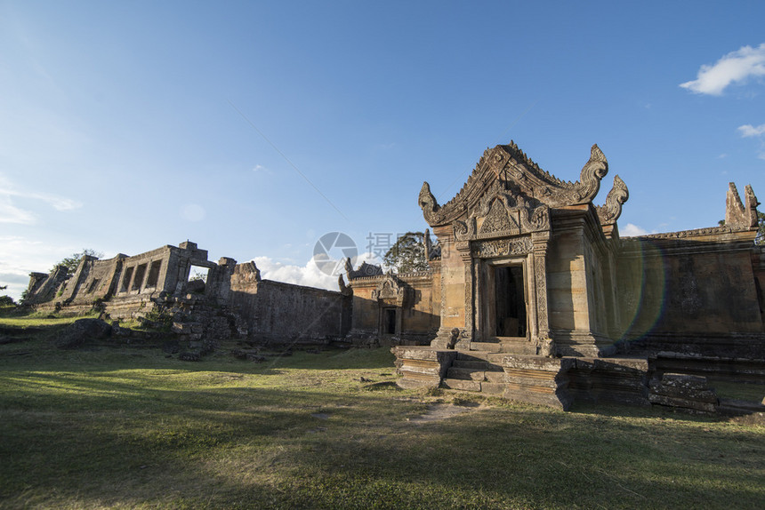 柬埔寨西北部柏威夏省SraEm镇以北的Prsat柏威夏高棉寺庙柬埔寨SraEm2017年11月柬埔寨SRAEMPRASAT柏威夏图片
