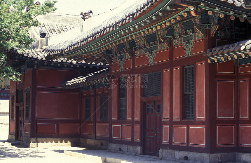 南韩国首尔市东亚西的Toksugung宫南韩国首尔206年5月图片