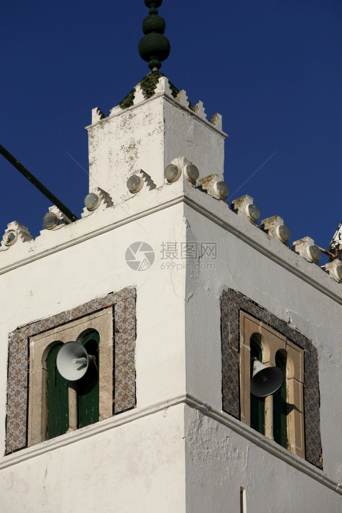 SidiBouSaid清真寺位于突尼斯北部市附近的SidiSaid老城突尼斯SidiSaid209年3月图片