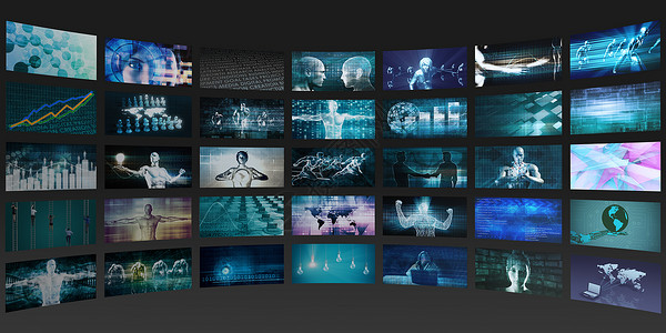 VCA视频分析技术和内容概念设计图片