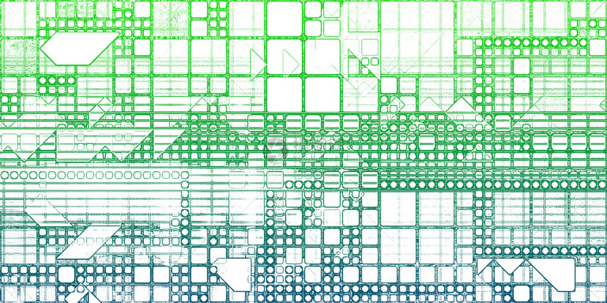 在线营销和数字品牌作为一个概念的图片