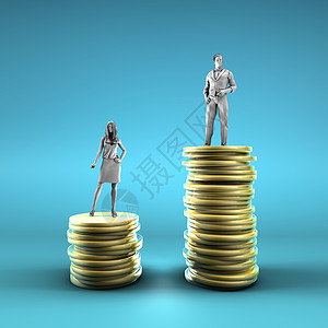 不歧视男女薪酬差距与低妇女的酬差距设计图片