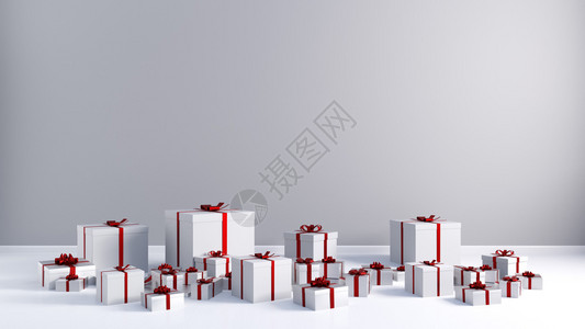 圣诞礼物背景空间模板图片