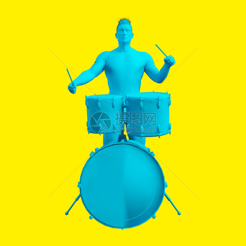 鼓手鼓手演奏音乐会的概念鼓手图片
