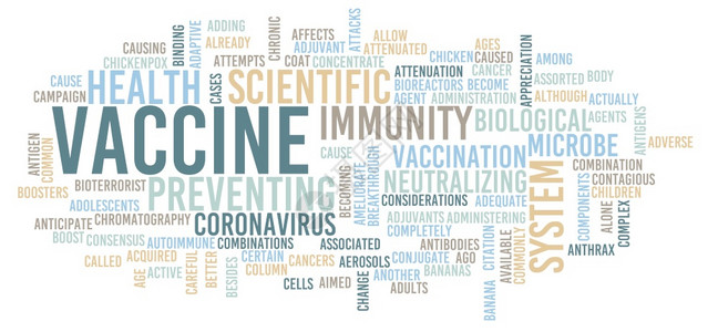 疫苗竞赛到科罗纳疫苗医疗概念图片