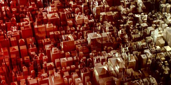 现代智能城市转型中事物的互联网图片