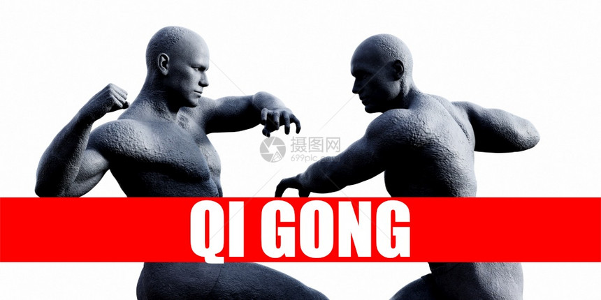QiGong级战斗体育背景图片