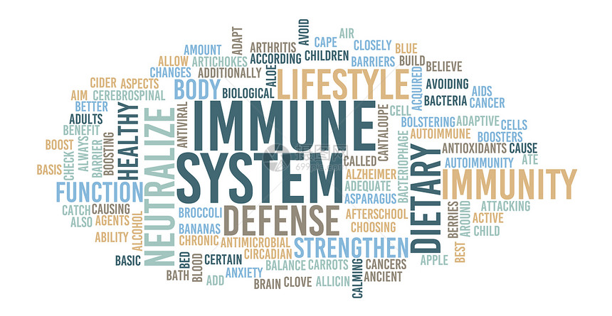 人体免疫系统作为科学概念图片