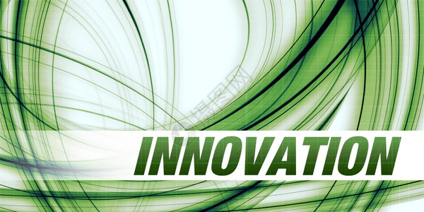 绿色摘要背景创新概念图片