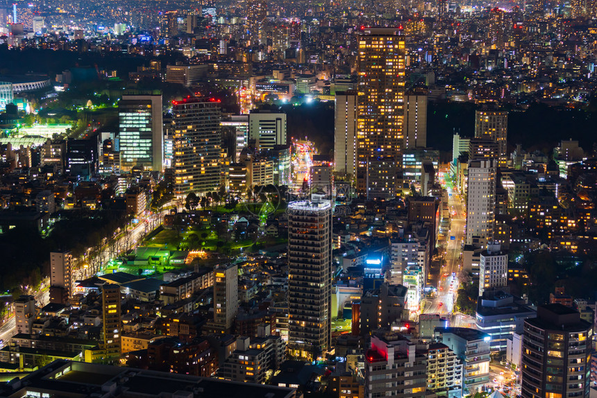 日本东京市风景图片