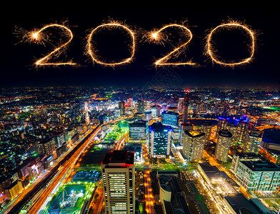 庆祝日本横滨城市风景高清图片