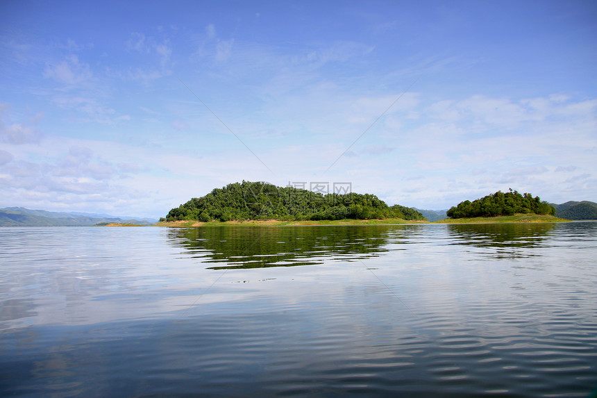 泰国康卡扬佩奇布里湖的景色图片