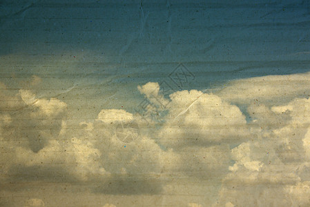 蓝色天空上的云彩纸盒用于历史背景背景图片