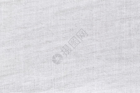 用于清洁的布料背景设计和粗糙表面的白色原织物纹理高清图片