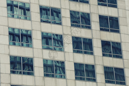 商业高楼玻璃设计背景的旧颜色图片