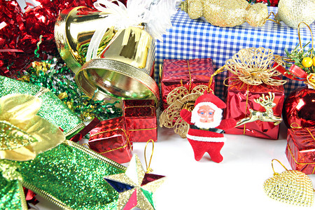 圣诞或新年的娃和附属装饰图片