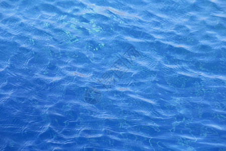水池中的蓝表面自然背景的顶层水设计背景在您的概念中图片