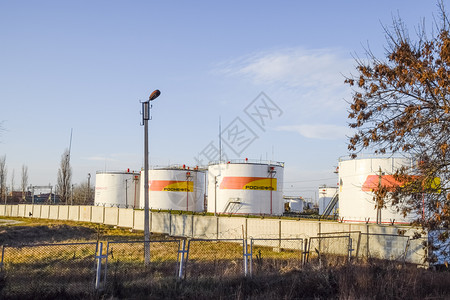 石油工厂背景图片