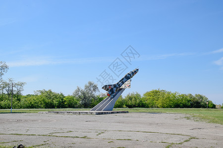 空军纪念碑俄罗斯的战斗机纪念碑背景