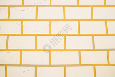 背景白砖和黄色水泥白石的配方砖和黄色水泥石头的配方图片