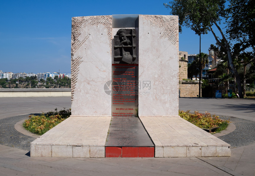土耳其安塔利亚2019年5月日卡拉阿利奥格鲁公园塔利亚政治纪念碑安塔利亚卡拉阿奥格鲁公园政治纪念碑图片