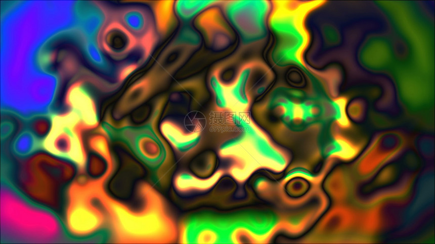 迷幻液体明亮的抽象3D计算机背景彩色调板网状背景计算机生成背景彩色调板网状背景图片
