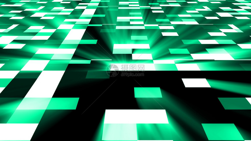 摘要方形技术背景有亮耀斑3D背景计算机生成数字艺术摘要方形技背景3d计算机生成数字艺术图片