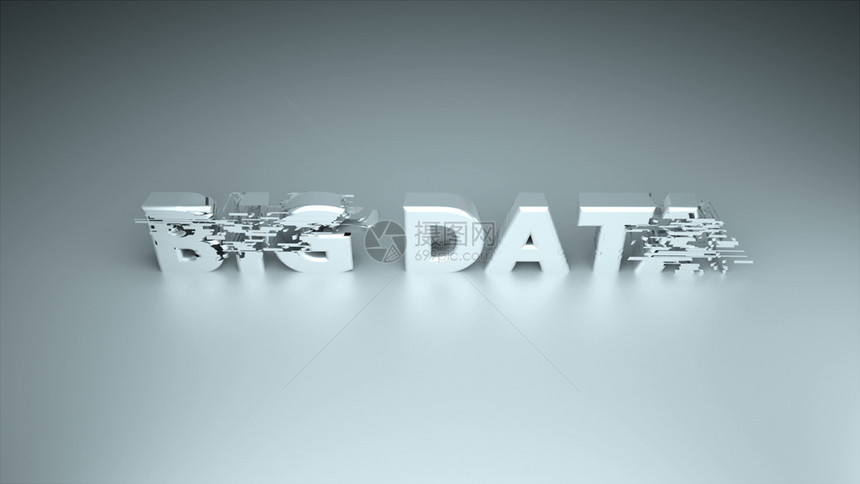 3d文本具有碎片效应的大数据在表面互联网或计算机设的背景以上视图生成的计算机之上互联网或计算机设的背景具有碎片效应的大数据在表面图片