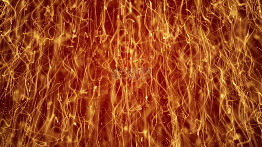 3D火焰坠落的粒子的影响计算机生成的背景3D影响背景火焰坠落的粒子3d影响背景图片