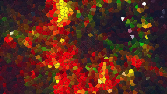 计算机生成了不同形状3D映像的多彩拼图抽象背景映像的多彩拼图抽象背景图片