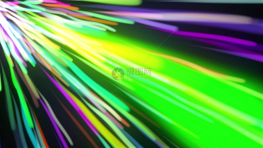 多色直亮和长的射线在暗底背景上燃烧计算机生成3D制作了一部壮观的运动图形多彩直线和长的射在暗底背景上燃烧计算机生成了图片