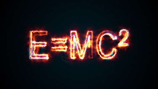 导入仪刻录Emc2mc计算机生成3d翻译AlbertEinsteins物理公式科学图形背景导入Einnes设计图片