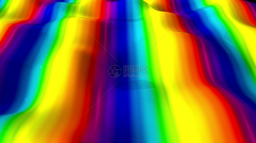 计算机生成了抽象暗背景3d在旋转的卷状表面显示有色条纹斑点的外观计算机生成了抽象背景在旋转的卷状表面显示有色条纹斑点的外观图片