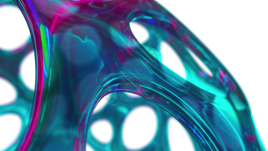 彩虹玻璃构成3D翻譯计算机生成了抽象背景计算机生成了抽象背景图片