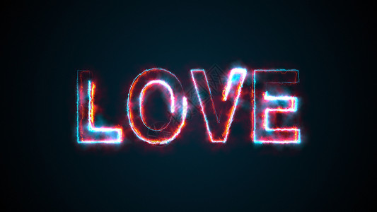 Love计算机生成的词燃烧字刻录大写着欢迎的背景3和欢迎的背景背景图片