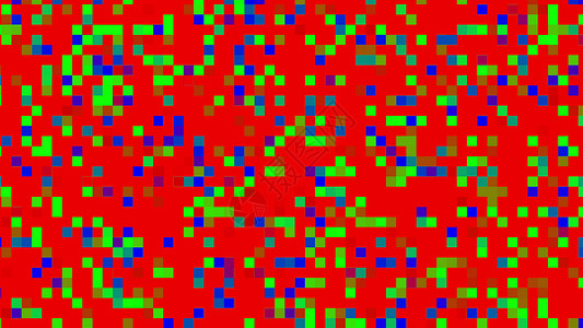 俄罗斯方块游戏机计算机生成了抽象背景以小的masaic3d生成多彩发光像素计算机生成了小的多彩闪烁像素的抽象背景生成多彩闪烁像素设计图片