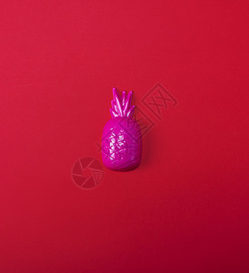 红底粉塑料菠萝儿童玩具图片