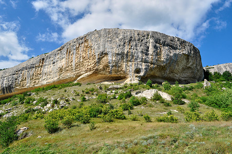 克里米亚卡奇卡利翁岩洞乌克兰夏日图片