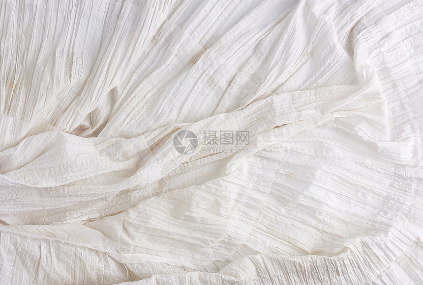 白色棉织物缝衣和衬织物全套图片