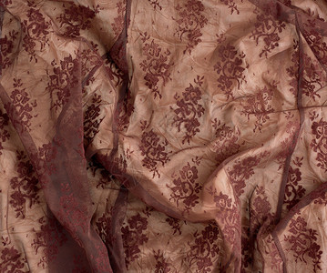 成体缝纫衣的粗棕色合成织物粗皮质图片