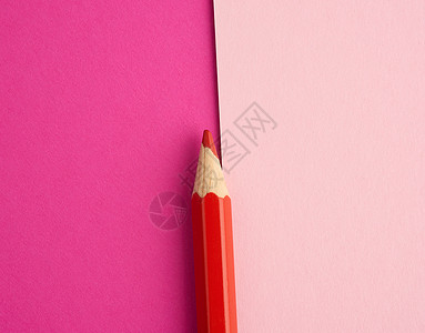 彩色背景顶视图绘对象上的红木铅笔图片