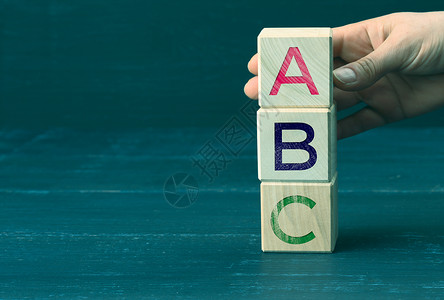 ABC学龄前教育概念简单真理以及成就和目标清单图片