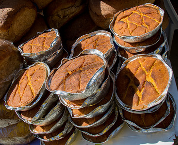 土耳其传统风格的玉米面粉包图片