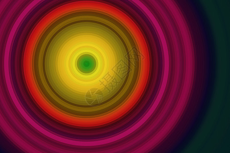 旋转的圆带圆线的多色抽象背景背景