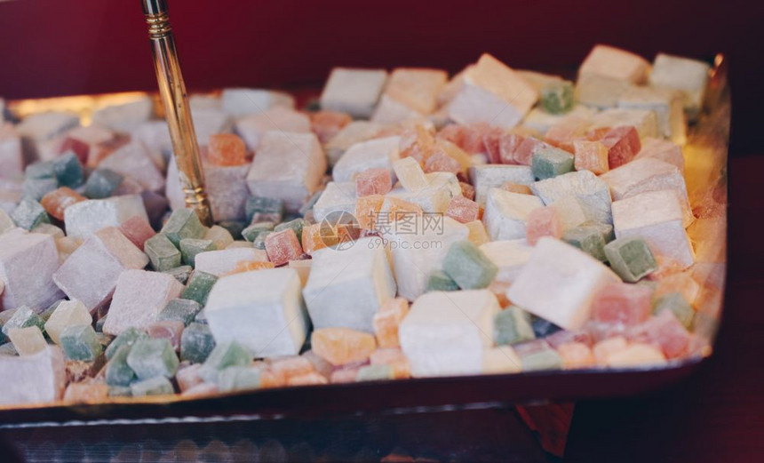 传统土库什美味的软糖图片