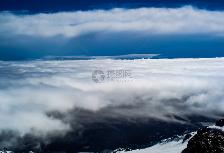 雪山景观山上有雪山地景观雪山景观山上有雪洛杉矶山图片