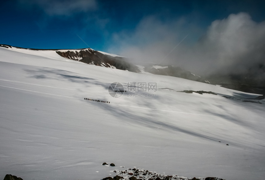 雪山景观山上有雪山地景观雪山景观山上有雪洛杉矶山图片