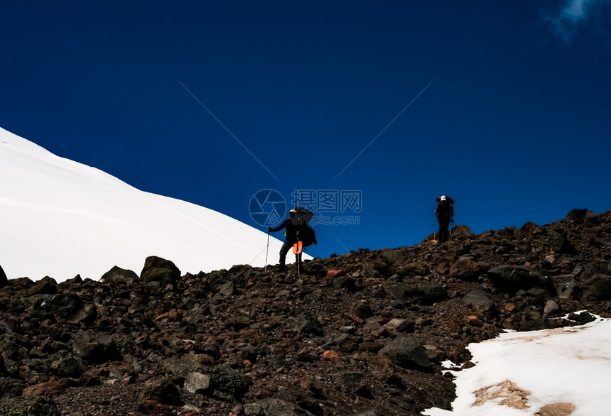 雪山景观山上有雪山地景观雪山景观山上有雪洛杉矶山图片